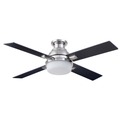 Ceiling Fans | Prominence Home 51678-45 52 in. Kyrra Contemporary Indoor Semi Flush Mount LED Ceiling Fan with Light - Brushed Nickel image number 1