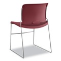 Office Chairs | HON H4041.MB.Y Olson Stacker 300 lbs. Capacity 17.75 in. Seat Height High Density Chair - Mulberry/Chrome (4/Carton) image number 6