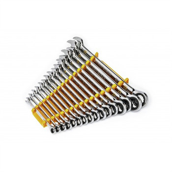 HAND TOOLS | GearWrench 86928 16-Piece 90-Tooth 12 Point Metric Combination Ratcheting Wrench Set