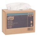 Cleaning Cloths | Tork 303362 4-Ply 9.75 in. x 16.75 in. Multipurpose Paper Wiper - White (8/Carton) image number 1