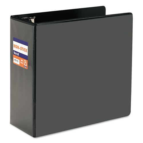  | Samsill 16400 11 in. x 8.5 in. Nonstick View Binder with 3 D Rings and 5 in. Capacity - Black image number 0