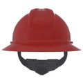 Hard Hats | MSA 10167915 V-Gard 500 Fas-Trac III 4-Point Vented Hat - Red image number 2