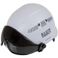 Face Shields and Visors | Klein Tools VISORGRAY Safety Helmet Visor - Gray Tinted image number 5
