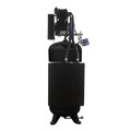 Stationary Air Compressors | EMAX ESS05V060V1 5 HP 60 Gallon Single Stage Single Phase 19 CFM Industrial 2-Cylinder Splash Lubricated Pump Electric SILENT Air Compressor image number 5