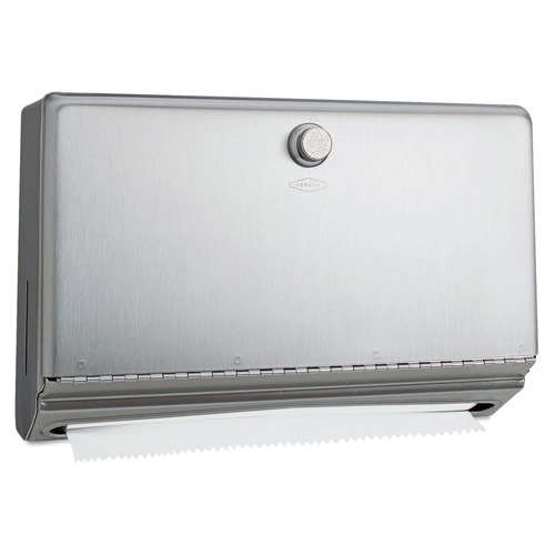 Cleaning & Janitorial Supplies | Bobrick B-2621 10.75 in. x 4 in. x 7.13 in. Surface-Mounted Paper Towel Dispenser - Stainless Steel image number 0