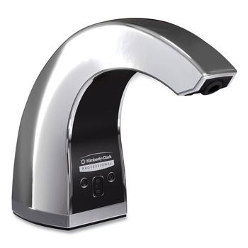 Kimberly-Clark Professional 47604 Touchless Counter Mount 1.5 L 2.12 in. x 4.25 in. x 5.56 in. Skin Care Dispenser - Chrome