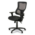 Office Chairs | Alera ALEELT4218S Elusion II Series 275 lbs. Capacity Suspension Mesh Mid-Back Synchro Seat Slide Chair - Black image number 10