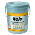 Cleaning & Janitorial Supplies | GOJO Industries 6396-06 10.5 in. x 12 in. 2-Ply Hand Cleaning Scrubbing Towels - Silver/Yellow (6/Carton) image number 1