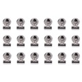 Office Jansan | Universal UNV31260 Bulldog Magnetic Clips - Small, Nickel (18/Pack) image number 1