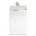 Envelopes & Mailers | Survivor QUAR4492 Tyvek 12 x 16 18 lb. Heavyweight Square Flap Open End Expansion Mailers - White (100/Carton) image number 0