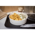 Cups and Lids | Karat FP-PSBL203-OPS Plastic Lid for 48 oz. Food Bucket - Clear (270/Carton) image number 3