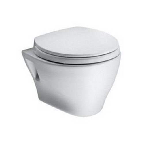 Fixtures | TOTO CT418F#01 Aquia Elongated Wall Mount Toilet Bowl (Cotton White) image number 0