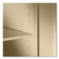 Office Filing Cabinets & Shelves | Tennsco 1470-CPY 36 in. x 18 in. x 72 in. Unassembled High Standard Cabinet - Putty image number 5