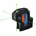 Laser Levels | Bosch GPL100-50G Green-Beam Five-Point Self-Leveling Alignment Laser image number 5