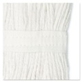 Mops | Boardwalk BWK2024CEA No. 24 Cotton Cut-End Wet Mop Head - White image number 3