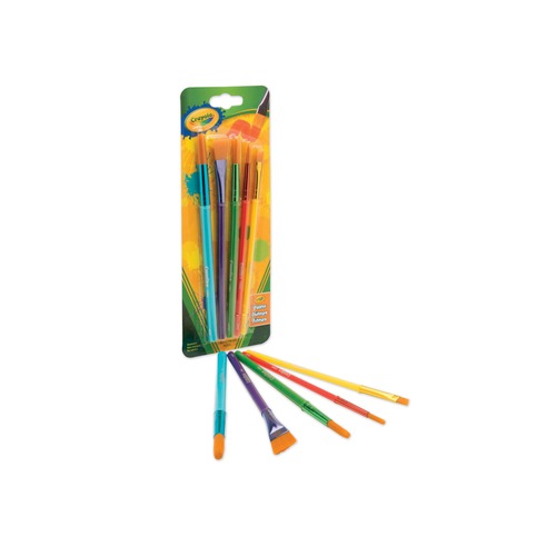 Bulk Savings Pricing 2 | Crayola 05-3506 Arts and Craft Brush Set - Assorted Sizes (5/Pack) image number 0