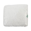 Cleaning Cloths | Boardwalk BWKSP200M14DZ 14 oz. Medium Loop End Rayon Mop Head - White (1-Dozen) image number 1