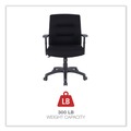 Office Chairs | Alera 12010-03B Kesson Series 17.71 in. to 21.65 in. Seat Height Petite Office Chair - Black image number 7