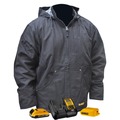 Heated Jackets | Dewalt DCHJ076ABD1-L 20V MAX Lithium-Ion Heavy Duty Heated Work Jacket Kit - Large, Black (2 Ah) image number 0