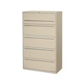  | HON H795.L.LCS1 Brigade 700 Series 42 in. x 19.25 in. x 67 in. Five-Drawer Lateral File - Putty image number 1