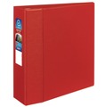 Office Jansan | Avery 79584 3 Locking One Touch EZD Rings 4 in. Capacity 11 in. x 8.5 in. Heavy-Duty Non-View Binder with DuraHinge - Red image number 0