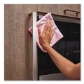 Percentage Off | Rubbermaid Commercial 1820581 16 in. x 16 in. Microfiber Cleaning Cloths - Pink (24/Pack) image number 3