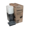 Labor Day Sale! Save $30 off $199! | Pactiv Corp. NC888B Newspring VERSAtainer 8.8 x 6 x 2.5 38 oz Plastic Microwavable Containers - Black/Clear (150/Carton) image number 1