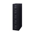 Office Filing Cabinets & Shelves | Alera 26133 15 in. x 26.5 in. x 61.37 in. Letter-Size 5-Drawer Economy Vertical File - Black image number 2
