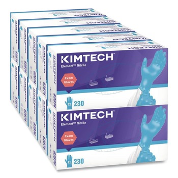 Ansell Kimtech Element Nitrile Exam Gloves - X-Large, Blue (2500/Carton)
