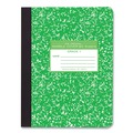 Notebooks & Pads | Roaring Spring 97225 9.75 in. x 7.5 in. Sheets Grade School Ruled Composition Book - Green Marble Cover (48/Carton) image number 1