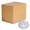 Food Trays, Containers, and Lids | WinCup 222061 Dome Plastic Lids for 12 oz to 24 oz Hot Cups and Bowls - White (1000/Carton) image number 1