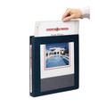  | Avery 68052 Heavy Duty 11 in. x 8.5 in. 3 Ring 0.5 in. Capacity Framed View Binders with Slant Rings - White image number 1