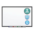 White Boards | Quartet SM531B Classic Series Nano-Clean Dry Erase Board, 24 X 18, Black Aluminum Frame image number 1