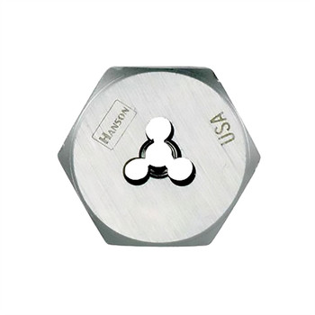 PRODUCTS | Irwin Hanson 7249 High Carbon Steel Re-threading Right Hand Hexagon Fractional Die 9/16 in. - 18 NF