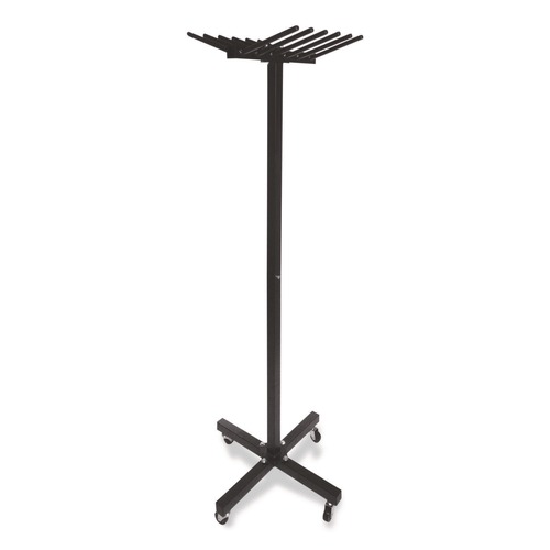 Office Filing Cabinets & Shelves | Champion Sports JRS12M 23 in. x 23 in. x 65 in. Portable Jump Rope Metal Rack - Black image number 0