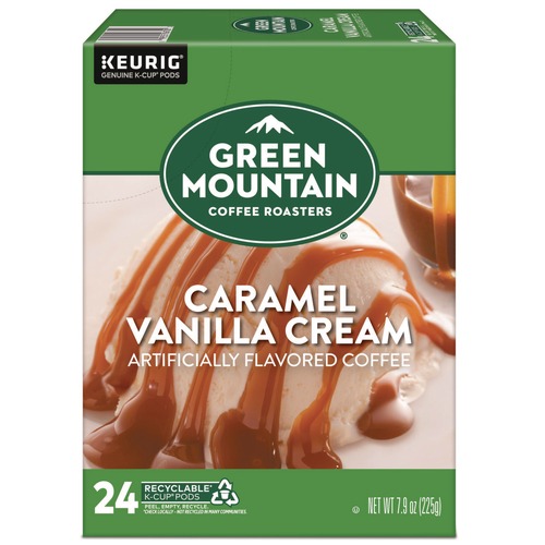 Office Jansan | Green Mountain Coffee 5000330109 Coffee K-Cups - Caramel Vanilla Cream (24/Box) image number 0