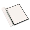 Office Jansan | ACCO A7036251A ACCOHIDE 8.5 in. x 11 in. 500 Sheets 3 in. Capacity Prong Fastener Report Cover - Frosted/Black image number 2