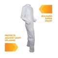 Bib Overalls | Ansell KCC 46006 A30 Breathable Splash and Particle Protection Coveralls - Triple Extra Large, White (21/Carton) image number 3