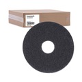 Mothers Day Sale! Save an Extra 10% off your order | Boardwalk BWK4013BLA 13 in. Diameter Stripping Floor Pads - Black (5/Carton) image number 1