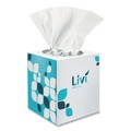 Cleaning & Janitorial Supplies | Livi VPG Select 11516 2-Ply Cube Facial Tissue - White (1-Carton) image number 0