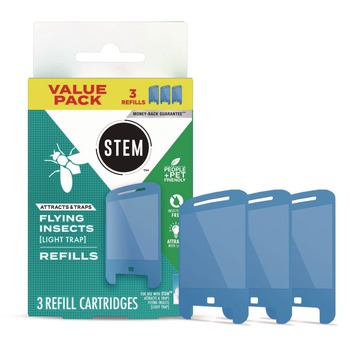 SC Johnson STEM Light Trap Refills 3 Refills/Pack 8 Packs/Carton