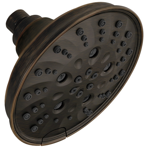 Delta 52669-RB H2Okinetic 5-Setting Traditional Raincan Shower Head (Venetian Bronze) image number 0
