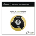 Toys | Champion Sports PRM15 Rhino Elite 15 lbs. Medicine Ball - Yellow image number 4
