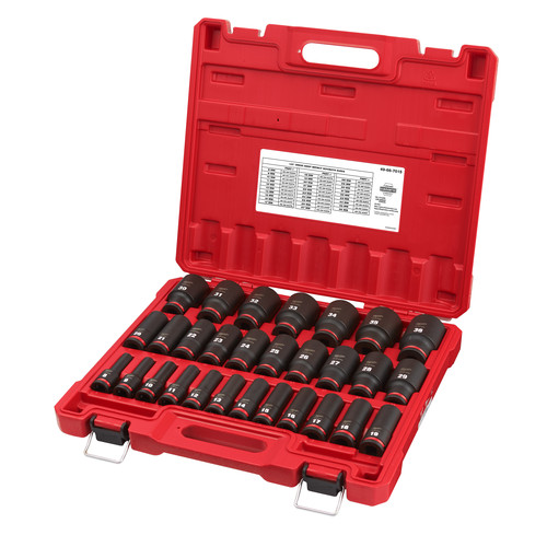 Milwaukee 49667015 29Piece SHOCKWAVE Impact Duty 12 in. Drive