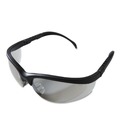  | MCR Safety KD119 Klondike Safety Glasses - Matte Black Frame Clear Mirror Lens (12/Box) image number 2