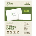 Office Jansan | Avery 48163 2 in. x 4 in. EcoFriendly Mailing Labels for Inkjet/Laser Printers - White (10/Sheet, 100 Sheets/Box) image number 0