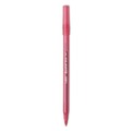 Office Jansan | BIC GSM11 RED Round Stic Xtra Life Medium 1 mm. Stick Ballpoint Pen - Red Ink/Translucent Red Barrel (1-Dozen) image number 2