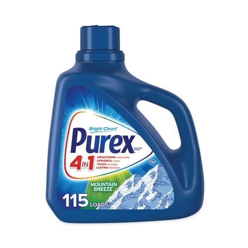 Cleaning & Janitorial Supplies | Purex DIA 05016 Mountain Breeze 150 oz. Bottle Liquid Laundry Detergent (4/Carton) image number 0