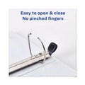 Office Jansan | Avery 79693 3 Locking One Touch EZD Rings 3 in. Capacity 11 in. x 8.5 in. Heavy-Duty View Binder with DuraHinge - Black image number 5
