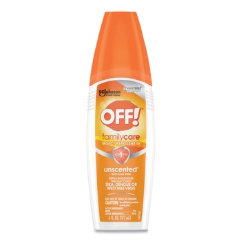 OFF! Familycare 6-Ounce Insect Repellent Spray - Unscented (12/Carton)